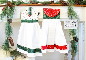 Hanging Towel Patterns, Topper Tea Towel, Christmas Gift Idea, Kitchen Sewing, PDF Download, Hand, Dish, Mom Grandma, DIY Holiday Decor, - Etsy Canada