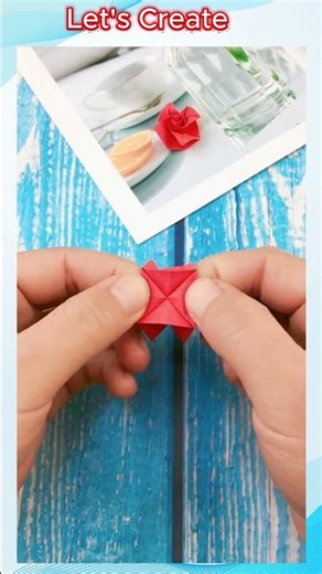 DIY Paper Rose Ring Tutorial | Easy Gift Idea ✨ #Shorts #PaperCraft #Art #artandcraft