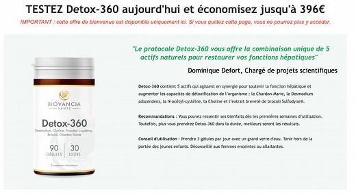 Detox 360 Avis et Témoignages clients - Arnaque ou Pas ? | 2026