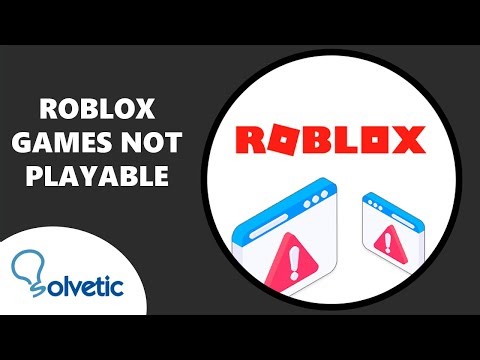 ROBLOX GAMES NOT PLAYABLE ⚠️✅✅