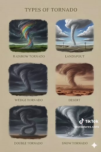Types of Tornadoes Explained: Rainbow, Wedge, and More