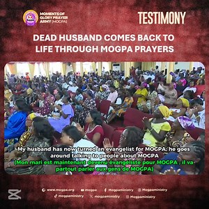 8.7K views · 658 reactions | DEAD HUSBAND COMES BACK TO LIFE THROUGH MOGPA PRAYERS. Prayer works ! ABLAZE .... FOR GOD !! | MOGPA | Facebook