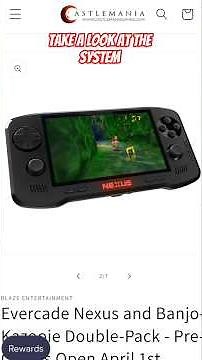 The Nexus Is COMING! 64-Bit Evercade Compatible Handheld System