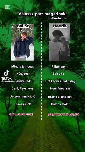 Válassz párt magadnak!💋 ib: me!