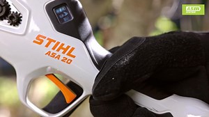 Have you tried our STIHL ASA 20 Battery Pruning Secateurs? The STIHL ASA 20 makes it much easier to maintain trees, hedges, shrubs, ornamental plants, and vines. Whether you're a home gardener or a professional working in horticulture or vineyards, the ASA 20 is the tool you need for achieving pristine and healthy plants. Say goodbye to the fatigue associated with traditional pruning. The STIHL ASA 20, equipped with a high-performance battery from the STIHL AS System, delivers a powerful cut wit