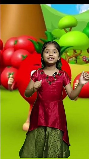 आहा टमाटर - Aaha Tamatar Bade Mazedar | Tamatar Song For Kids | Hindi Nursery Rhymes #tamatar
