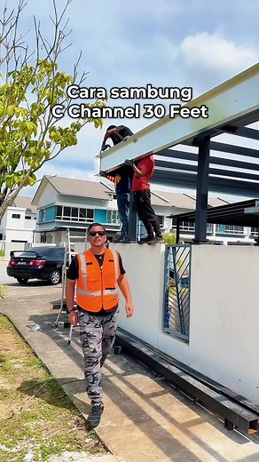 Cara Sambung C Channel 30 Kaki untuk Awning