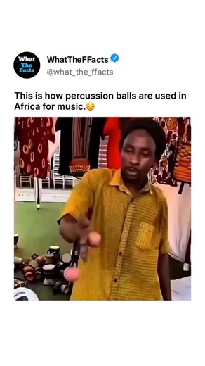 What_The_Facts on Instagram: "In this video, a skilled performer—often identified as Master Drummer Tuza from Ghana—demonstrates the rhythmic complexity of the Aslatua, a traditional West African percussion instrument. Also known as the Asalato, Kashaka, or Cascas, the instrument consists of two small, hollow gourds (often from the Swawa tree) filled with pebbles or beans and connected by a string. The musician expertly manipulates a pair in each hand, creating a layered soundscape of percussive