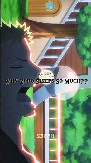 Why Zoro Sleeps So Much?? #onepiece #zoro #animetheory #animefacts #animeedit #strawhat