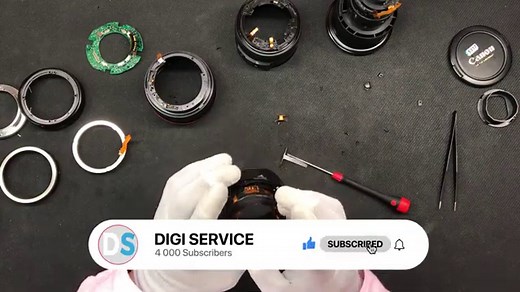 How to repair Canon lens EF 24-105 F4 L Broken USM module