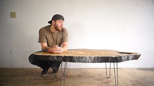 How to build a modern live edge table that anyone can make