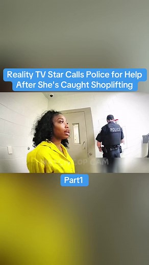 Reality TV Star Calls Police for Help After She's Caught Shoplifting part1 #cops #copsontiktok #police #policeofficer #body