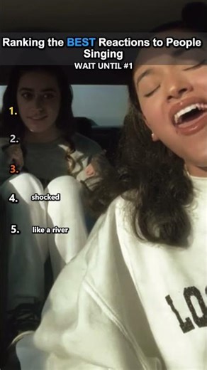 Ranking the BEST Reactions to People Singing
