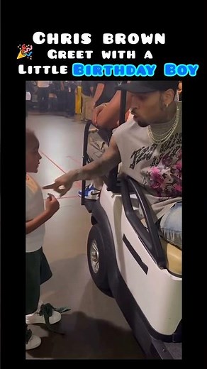 chris brown meet and greet with his little fan #mfirevise