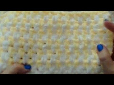 Crochet FASTEST blanket EVER in 2 colors. Simple and Easy
