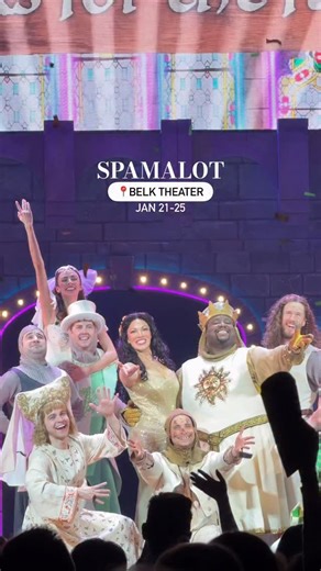QC Life on Instagram: "🏰 Blumenthal Arts kicks off the Broadway season with SPAMALOT! The Tony Award-winning musical, including Best Musical in 2005, is back with a brand-new production featuring all of the fan-favorite songs like “Find Your Grail” and “Always Look on the Bright Side of Life” as well as those classic Monty Python laughs. SPAMALOT is now playing at the Belk Theater through Sunday only! 👑 Monty Python’s SPAMALOT 🗓️ January 21-25, 2026 📍Belk Theater"