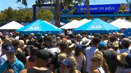 The Australian Open in Melbourne has kicked off attracting record crowds on day one with tennis fans soaking up the action. | Sky News Australia