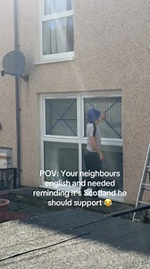 Edit: guys we know the Scotland flag is white crosses, we didnt have white tape so blue was the next best thing and it’s all banter 😂. Unfortunately we don’t have a reaction video to follow, gutted about that but the neighbour thought it was absolutely class!! He’s absolutely going to love us for this 😂 Before anyone says anything in the comments our neighbours will think this is funny lol #fyppp #Scotland #scottish #😂😂 #viralllllll