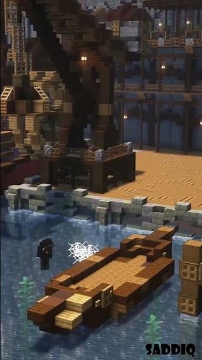 Medieval Ships | Small Boat | Building ideas | Minecraft Timelapse #saddiqships