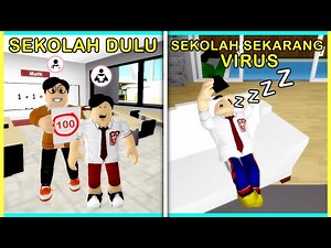 SEKOLAH DULU VS SEKOLAH SEKARANG (VIRUS) (Roblox Brookhaven Indonesia)