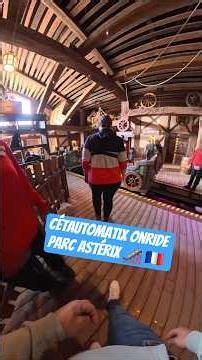 Cétautomatix Onride Parc Astérix 🎢 🇫🇷 #rollercoaster #parcasterix #themepark #ride #viral #achtbaan
