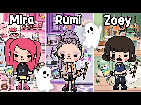 Dress Up HUNTR/X K-Pop Demon Hunters! 👻🎀 | Rumi, Mira, Zoey Makeover | Toca Boca Life Story