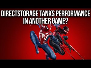 Spider Man 2 - DirectStorage with GPU Decompression On vs Off Comparison