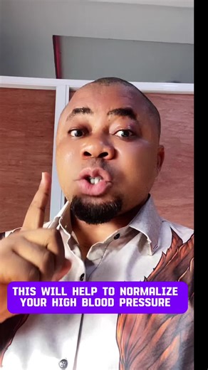 This will help normalize your blood pressure