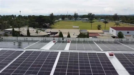 NRG team is making a big job look easy. #PNG Project 2026 – nearly finished. Great work, legends !! #RenewableEnergy #solarinstallation #rooftopsolar #commercialsolar | Northern Renewable Group