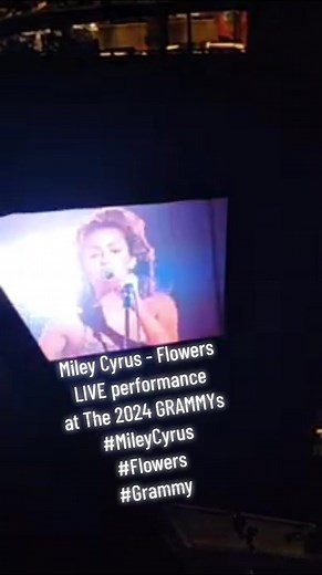 Miley Cyrus - Flowers | LIVE performance at The 2024 GRAMMYs #MileyCyrus #Flowers #Grammy @Miley Cyrus