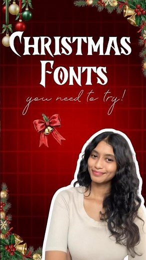 👉 Best Christmas Fonts in Canva 🎄✨ | Holiday Design Tips
