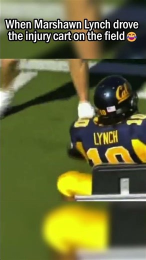 When Marshawn Lynch stole the golf cart mid game💀😭