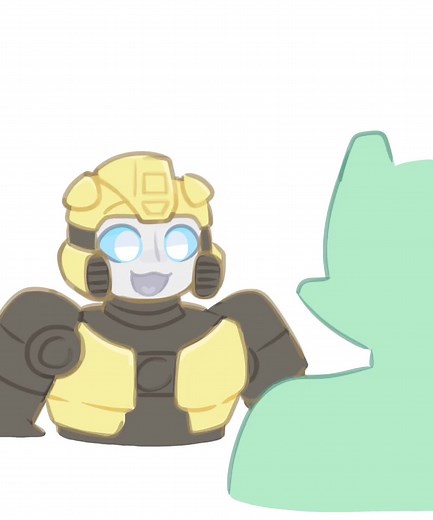 Transformers Character Bee Searching for Food