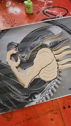 Behind the scenes snips of creating Alien!! | Merissa Savedra