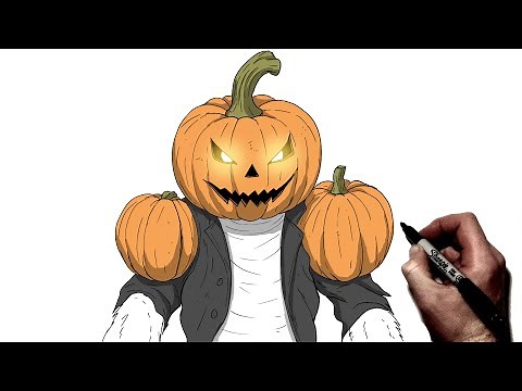 How To Draw Jack O Lantern | Step By Step | Halloween