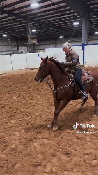 Excited Horse Loping Circles | Rodeo Barrel Racing Fun