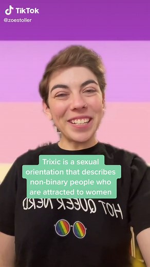 “Hot queer nerd” is the perfect way to describe me 🔥🌈🤓 #learnontiktok #tiktokpartner #trixic #trixicflag