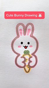 2.1K views · 610 reactions | Write the number 3 five times in a row — that’s the base for your adorable bunny! Add eyes and a little mouth to bring it to life, then connect the curves to form the body and ears. Finish it off by drawing a cute carrot in its hands. Fun, simple, and perfect for a quick creative moment — save this easy number drawing trick for your next doodle session! | Easy Drawing Ideas | Facebook