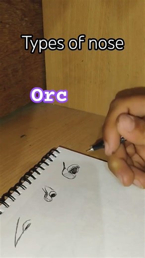 types of nose #fantasy #fantasycreature #orc #oni #goblin #art #drawing #sketch #ytshort #howtodraw