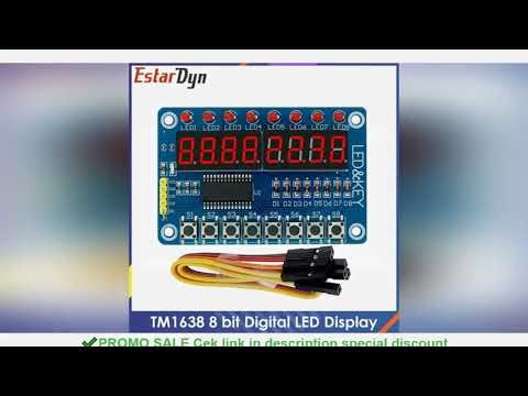 TM1638 Module Key Display For AVR Arduino New 8-Bit Digital LED Tube 8-Bit