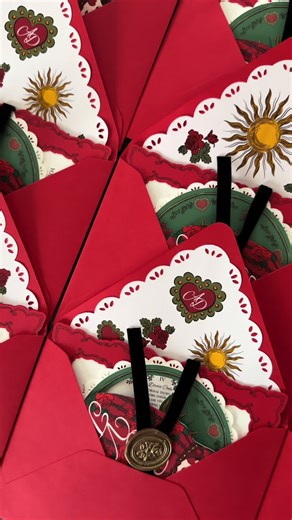 Vibrant Wedding Invitations for Colorful Couples