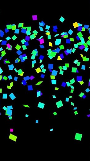 Hue Confetti Overlay Video | Free Download & Use | Celebration Effect