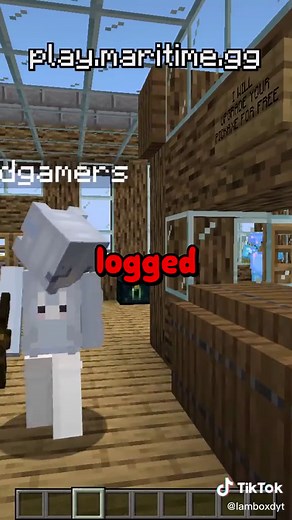 I Trolled this PLAYER On My SERVER For STEALING! #fyp #minecraft #foryoupage