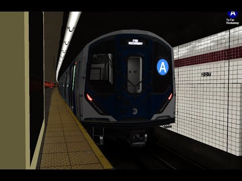 openbve: R211A {A} inwood 207 street to far rockaway