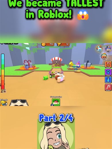 (Part 2) We became TALLEST in Roblox! 💀 Watch the full video on YT, link in bio!⭐#avocadoplayzofficial #avocadoplayz #gaming #skit #fyp #avocadoplayzvideo #relatable #robloxgames #robloxshorts #robloxx #sibling #polinaavocado #robloxfyp #babykaren #tiktokviral #viralfyp #longform #reacting