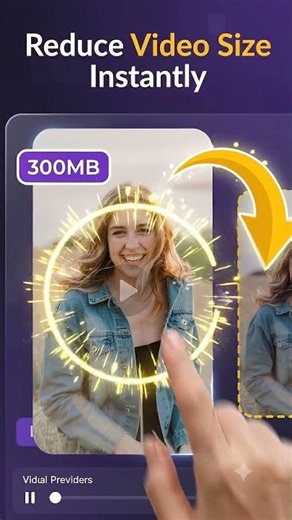 Compress Video from 300MB to 25MB | Reduce Video Size Instantly