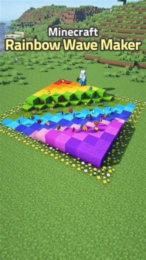 만두민 ManDooMiN on Instagram: "Minecraft Rainbow Wave Maker 🌈😲 ============= Shader Pack: BSL v10.0 Resource Pack: Prime's HD Texture ============= #minecraft #minecraftbuilds #minecraftbuild #minecrafthouse #minecraftmemes #minecraftinterior #minecrafters #마인크래프트 #minecraftredstone #minecraftarchitecture #minecraftart #minecraftonly #minecraftbedrock #minecraftideas #minecraftmods #minecraftfarm #minecraftbuildings"