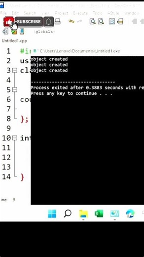 C++ Objects & Constructor in 30 Seconds! #coding #programming