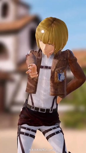 MMD Mikumikudance Animation Featuring Armin from Attack on Titan