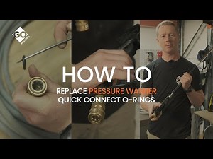 Maintain Your Pressure Washer: Quick Connect Fitting O-Ring Replacement Guide